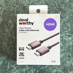 Deal Worthy HDMI Cable with Ethernet